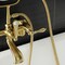 Kingston Brass AE51T7 7-Inch Adjustable Wall Mount Tub Faucet with Hand Shower, Brushed Brass AE51T7 - alternate 3